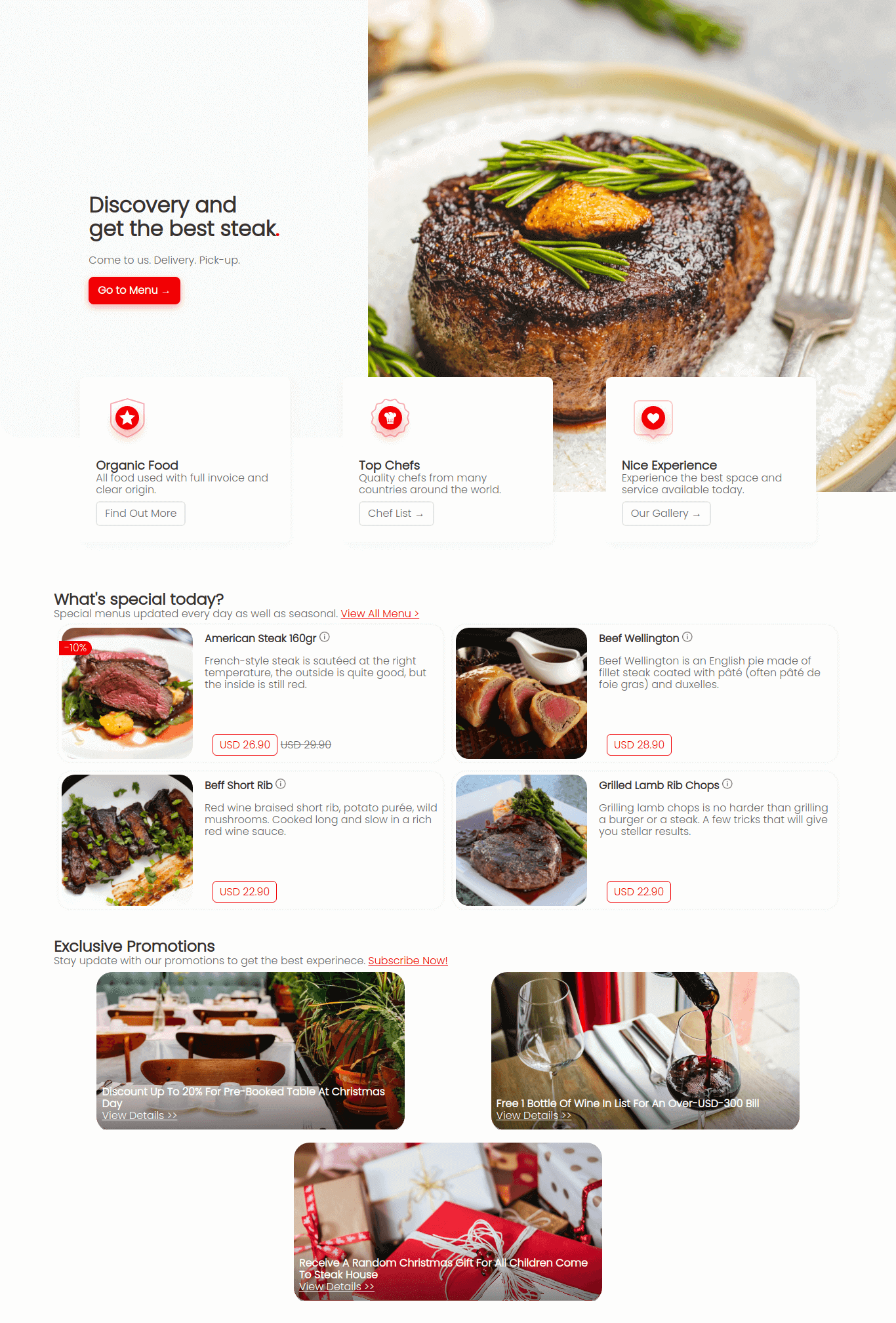 SteakHouse Project Image